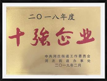 2018年度十強企業(yè)